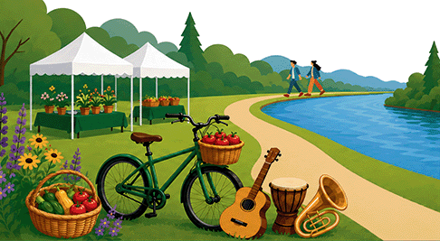River Celebration Graphic